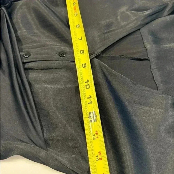 Zara black mini button front collared dress. Black long sleeve Sz XS - Picture 8 of 12